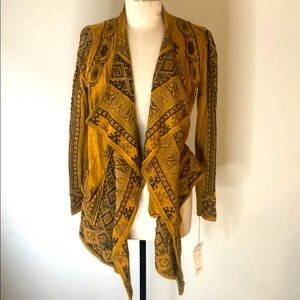 Biya by Johnny Was Canary Cardigan